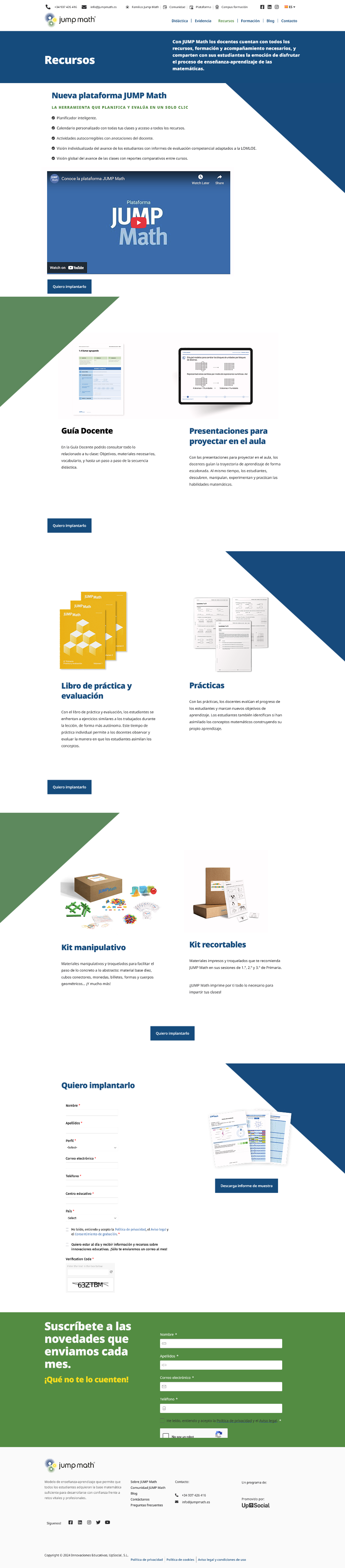 Jump Math new website